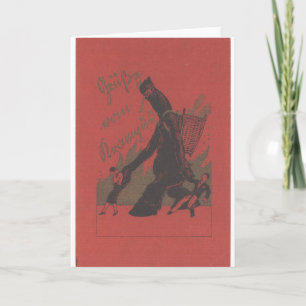 Krampus Note Card Feestdagen Kaart