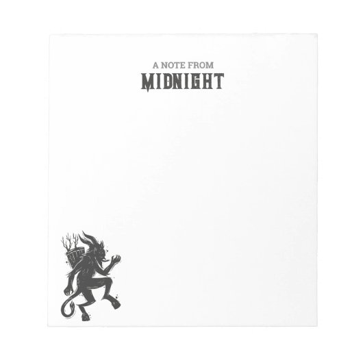 Krampus Notitieblok (Voorkant)