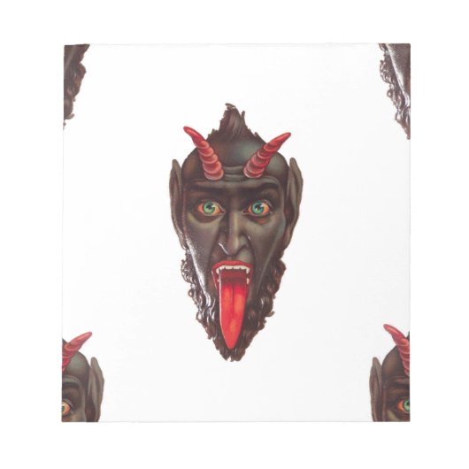 krampus notitieblok (Voorkant)