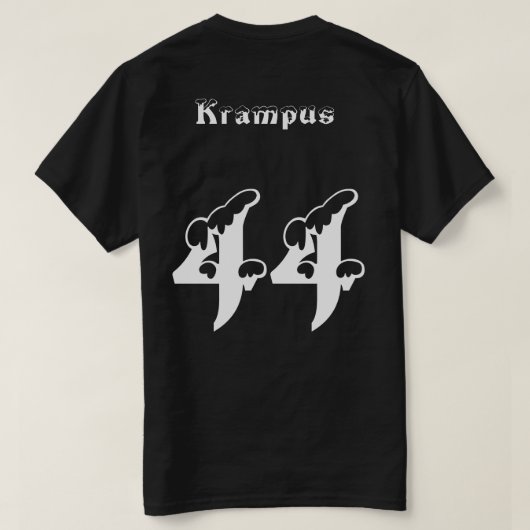 Krampus Officiële Spartans jersey T-shirt (Design achterkant)