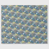 KRAMPUS ONDEUGEND LIJST Kerst wrapping papier (Vlak)