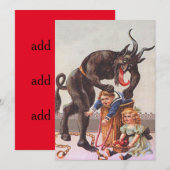 Krampus ontvoert kinderen (Voorkant / Achterkant)