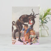 Krampus ontvoert kinderen (Staand voorkant)
