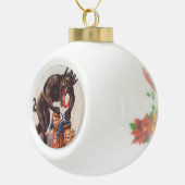 Krampus ontvoert kinderen keramische bal ornament (Rechts)