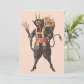 Krampus ontvoert kinderen met roeispaan (Staand voorkant)