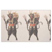 Krampus ontvoert kinderen met roeispaan stof (Fat Quarter)