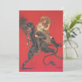 Krampus ontvoert meisje (Staand voorkant)