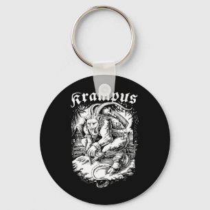Krampus Ontwerp Kerstseizoen Kwaad Pyjama Xmas Sleutelhanger