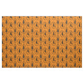 krampus op sinaasappel stof (Fat Quarter)