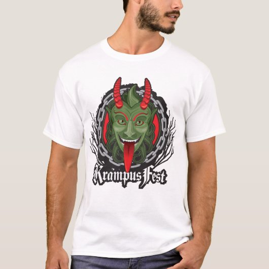 Krampus Original (lichte T - shirts) T-shirt (Voorkant)