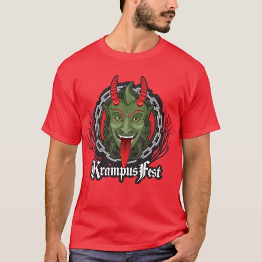 Krampus Original (Red T) T-shirt (Voorkant)