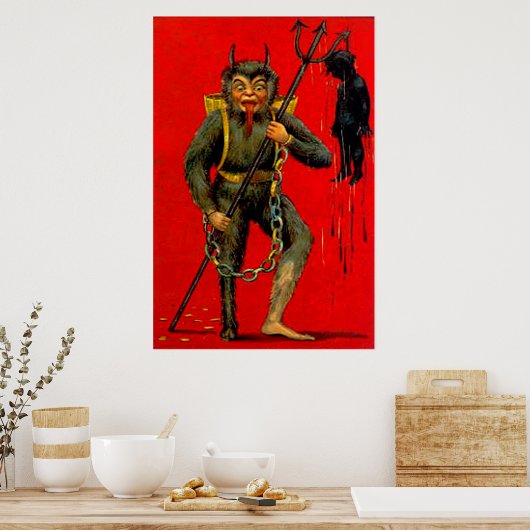Krampus Poster (Keuken)
