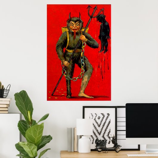 Krampus Poster (Thuiskantoor)