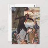 Krampus Punking Konting Children Winter Briefkaart (Voorkant / Achterkant)