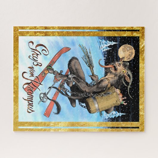 Krampus Puzzle Legpuzzel (Horizontaal)