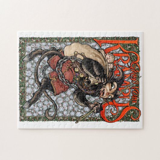 Krampus Puzzle Legpuzzel (Horizontaal)