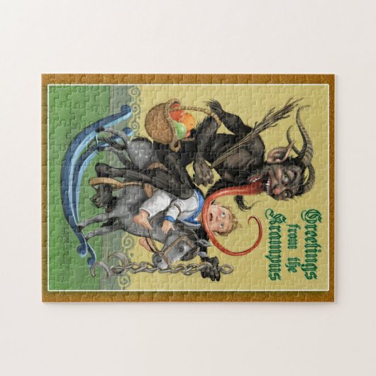 Krampus Puzzle Legpuzzel (Horizontaal)