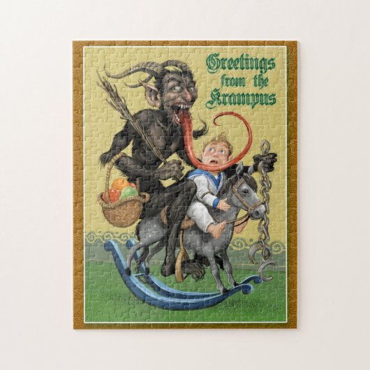 Krampus Puzzle Legpuzzel (Verticaal)