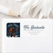 Krampus Return-adreslabel Etiket (Insitu)