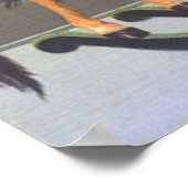 Krampus Riding Hobbyhorse with Boy Poster (Hoek)