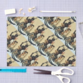 Krampus Rocking Horse Demon Holiday Kerstmis Tissuepapier (Craft)