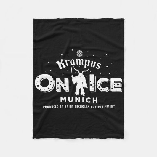 Krampus Run München Duitsland Fleece Deken (Voorkant)