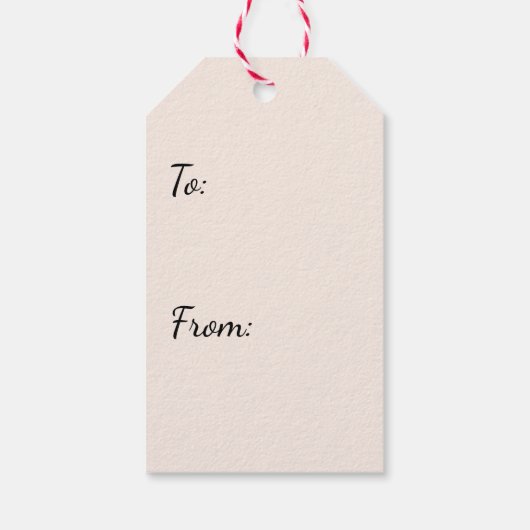 Krampus Scaring Girls  feestdag kerst Cadeaulabel (Achterkant)