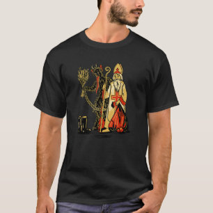 Krampus Sint Nicolaas Kerstdemon Merry Kramp T-shirt