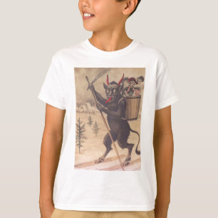 Krampus Skiënde Vrouwen Ontvoeren T-shirt