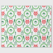 KRAMPUS: Slechte Kinderen Cadeaupapier (Vlak)