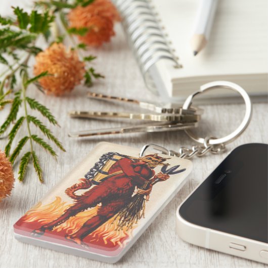 Krampus Sleutelhanger (Voorkant Rechts)