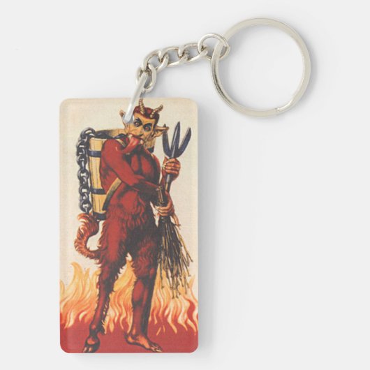 Krampus Sleutelhanger (achterkant)