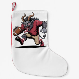 Krampus speelt voetbal Kerst fitness Xmas Kleine Kerstsok