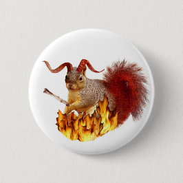 Krampus Squirrel Button