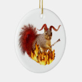 Krampus Squirrel Ornament (Rechts)