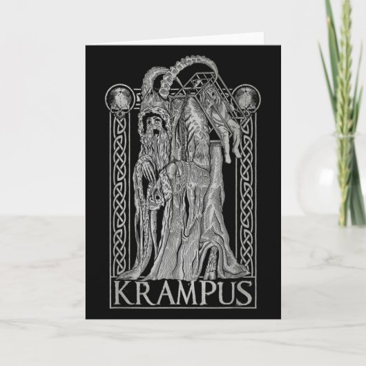 Krampus - Ss Von Krampus Dark Gothic Christmas  Kaart (Voorkant)