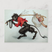  Krampus Stealing a Baby Briefkaart (Voorkant)