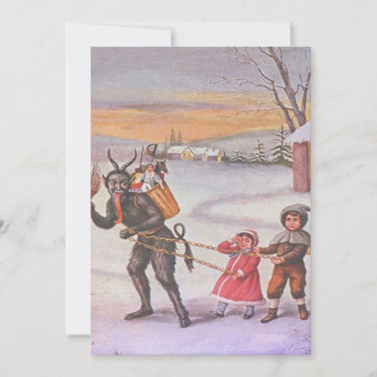 Krampus steelt kinderen en speelgoed (Voorkant)