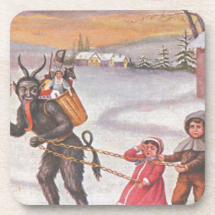Krampus steelt speelgoed en kinderen drankjes onderzetter