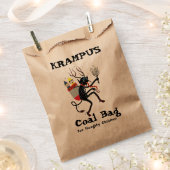 Krampus steenkool slecht voor stoute kinderen bedankzakje (Geknipt)