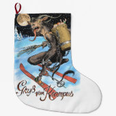 Krampus Stocking Grote Kerstsok (Voorkant)