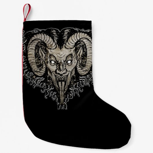 Krampus Stocking Kleine Kerstsok (Voorkant)