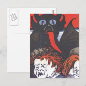 Krampus straft kinderen briefkaart (Voorkant / Achterkant)