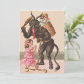 Krampus straft kinderen met schakelketting (Staand voorkant)