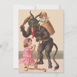Krampus straft kinderen met schakelketting