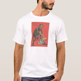 Krampus straft meisje t-shirt