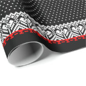 Krampus Sweater Wrapping Paper Cadeaupapier (Rol Hoek)