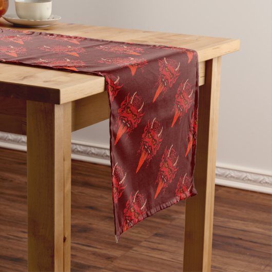 Krampus Table Runner Korte Tafelloper (Voorbeeld)