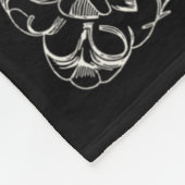 Krampus Tarot Card Design Christmas Season Evil Pa Fleece Deken (Hoek)