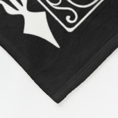 Krampus Tarot Card Design Christmas Season Evil Pa Fleece Deken (Hoek)